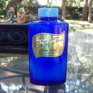 Vintage Evening in Paris FULL Talcum Powder Bourjois, NY 3.25 oz.